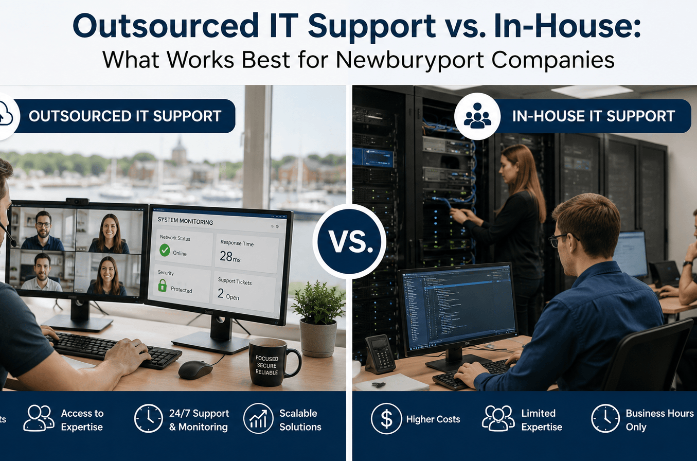 Outsourced IT Support vs. In-House: What Works Best for Newburyport Companies